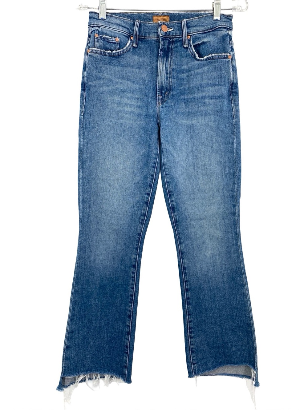 Mother The Insider Crop Step Fray Jeans Size 26
